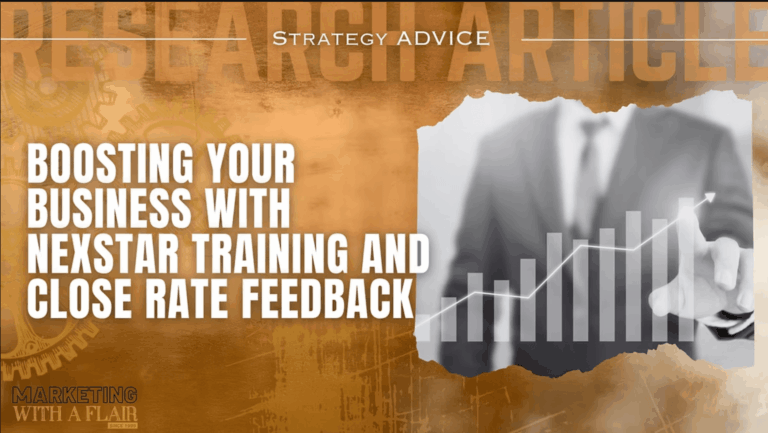 Nexstar Training and Close Rate Feedback